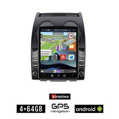 KIROSIWA NISSAN QASHQAI (2006 - 2013) Android οθόνη αυτοκίνητου 4GB με GPS WI-FI (ηχοσύστημα αφής 9.7" ιντσών OEM Youtube Playstore MP3 USB Radio 4+64GB Bluetooth Mirrorlink εργοστασιακή, 4x60W,