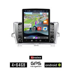 KIROSIWA TOYOTA PRIUS (2009 - 2015) Android οθόνη αυτοκίνητου 4GB με GPS WI-FI (ηχοσύστημα αφής 9.7" ιντσών OEM Youtube Playstore MP3 USB Radio 4+64GB Bluetooth Mirrorlink εργοστασιακή, 4 x 60W,