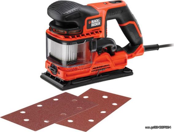 Black and Decker KA330E - Παλμικό Τριβείο 270W με Ρύθμιση Ταχύτητας και με Σύστημα Αναρρόφησης