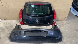 Πίσω φανοποιία από Opel Agila B 2008-2014, (προφυλακτήρας, τραβέρσα, τζαμόπορτα, φανάρια)