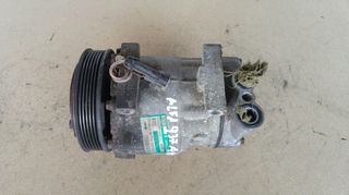 Compressor κλιματισμου Alfa Romeo 146 / 147 / 156 / GT / Spider - Fiat Marea - Lancia Lybra 2.0 JTS κωδικος κινητηρα 937A1000 κωδικος Sanden 60653652 SUPER PARTS