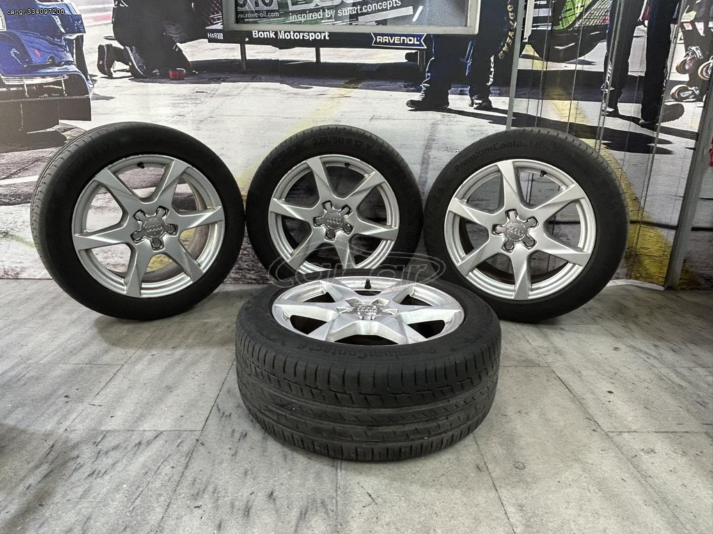 ΜΕΤΑΧΕΙΡΙΣΜΕΝΑ ΖΑΝΤΟΛΑΣΤΙΧΑ AUDI A4 B8 (ORIGINAL) 7.5X17 5X112 ET45