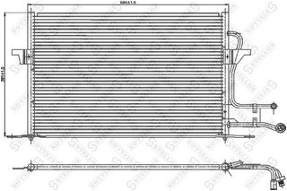 ΨΥΓΕΙΟ A/C 2.5 DTi ΠΕΤΡΕΛΑΙΟ (690x390x16) - 028506410 Aftermarket