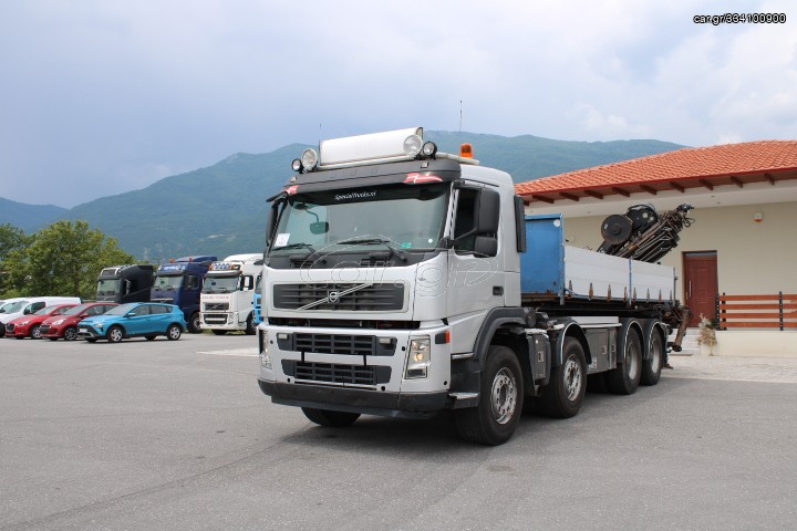 Ανατροπή + Γερανός Volvo 2007 FM8x4 ΜΕ ΓΕΡΑΝΟ HIAB 244 EP-5 HIPRO