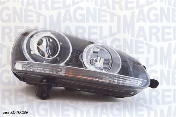 ΦΑΝΟΣ ΕΜΠΡΟΣ RHD  (ΜΑΥΡΟ ΚΑΘΡ) GTI XENON για VW GOLF V 04-08 - 036115252 Aftermarket
