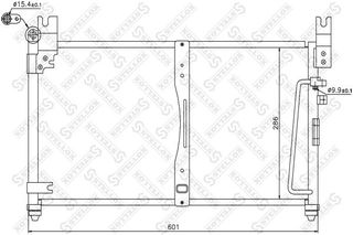 ΨΥΓΕΙΟ A/C ΒΕΝΖΙΝΗ-ΠΕΤΡΕΛΑΙΟ (635x390x16) - 036306400 Aftermarket