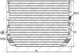 ΨΥΓΕΙΟ INTERCOOLER 1.5 dCi DIESEL (530x100x40) - 036706210 Aftermarket