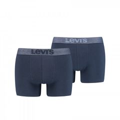 Levi's Ανδρικό Μπόξερ Μονόχρωμο Απο Οργανικό Βαμβάκι Σετ 2 Τεμάχια Melange Wb