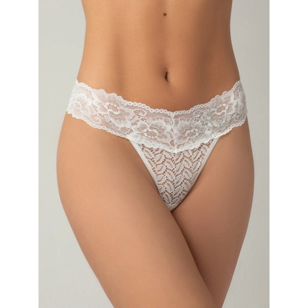 Milena Γυναικείο String Με Δαντέλα Bride