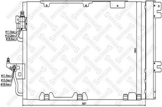 ΨΥΓΕΙΟ INTERCOOLER 1.6 HDI (300x148x85) - 050906200 Aftermarket