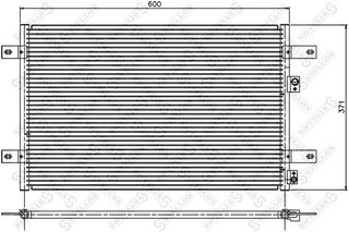 ΨΥΓΕΙΟ A/C ΒΕΝΖΙΝΗ-ΠΕΤΡΕΛΑΙΟ ΜΗΧΑΝΙΚΟ (610x350x16) - 060006400 Aftermarket