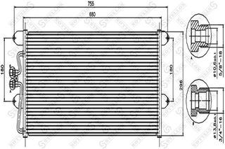 ΨΥΓΕΙΟ INTERCOOLER 1.5 DCi ΠΕΤΡΕΛΑΙΟ (385x145x64) ΚΟΛΑΡΑ ΣΦΥΚΤΗΡΑ - 078406200 Aftermarket