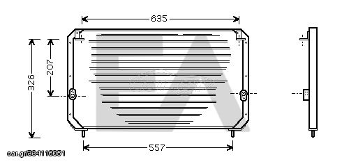 ΨΥΓΕΙΟ A/C (69x34.5) - 078606400 Aftermarket