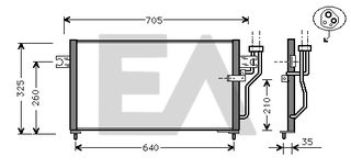 ΨΥΓΕΙΟ A/C (59.6x30.5) - 078806400 Aftermarket