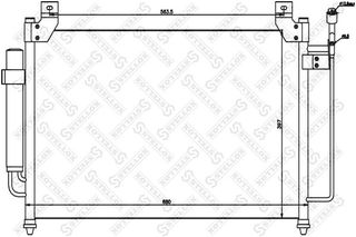 ΨΥΓΕΙΟ A/C 2.0-2.2 CRDi ΠΕΤΡΕΛΑΙΟ 10- (495x425x16) - 369006410 Aftermarket