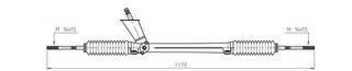 Κρεμαργίερα  μηχανική VW POLLO III(6N1)1994-1999  1300 με γνήσιο κωδικό 6E1419061D