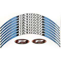 Αυτοκόλλητες ταινίες τροχών Pro Grip Blue 5026 Wheel Strip Kit