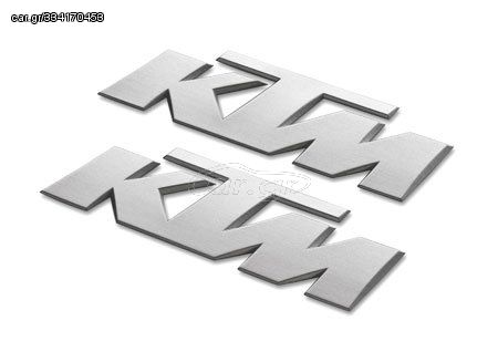 Αυτοκόλλητα KTM 3D Sticker Silver