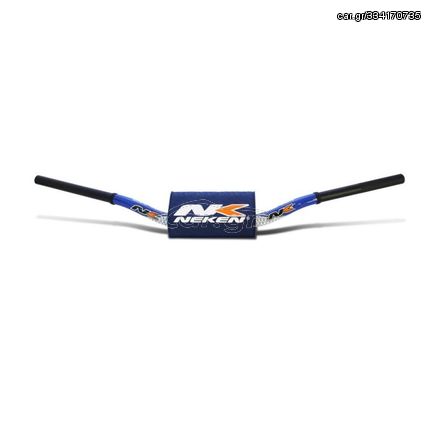 Τιμόνι Μηχανής Αλουμινίου Handlebar Neken Radical Design Alluminium White Blue