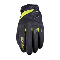 Γάντια Μηχανής Five RS3 Evo Mαύρο/Fluo Kίτρινο