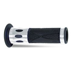 Χερούλια Pro Grip 728 Single Density Road Grips Black/Silver Anodized Aluminum