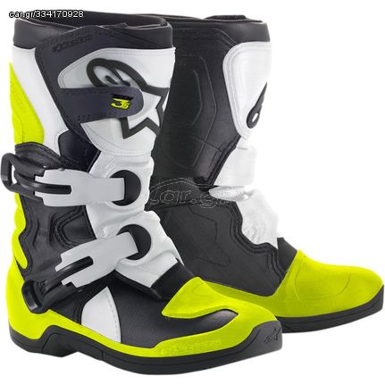 Μπότες Παιδικές Kids Alpinestars Tech 3S black-white-yellow