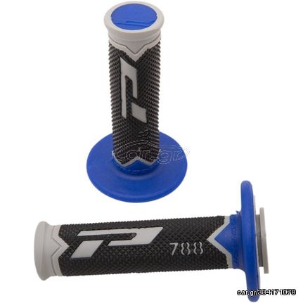 Χερούλια Pro Grip 788 Triple Density Offroad Grips Grey/Blue/Black