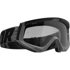 Μάσκα γυαλί Motocross Thor MX Sniper μαύρη με ζελατίνα smoke(μαύρη)