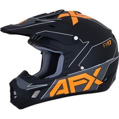 Κράνος MX FX-17 Aced Helmet μαύρο matt-πορτοκαλί