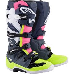 Μπότες Μηχανής Alpinestars Tech 7 Boots Gray/Black/Pink