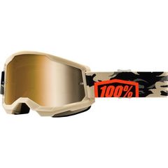 Μάσκα Μηχανής 100% Strata 2 Goggles με χρυσό καθρέφτη