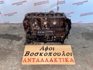 Nissan Terrano 3,000cc ZD30 ΚΟΡΜΟΣ ΚΙΝΗΤΗΡΑ ΜΕ ΣΤΡΟΦΑΛΟ (ΧΩΡΙΣ ΠΙΣΤΟΝΙΑ) 99-2006