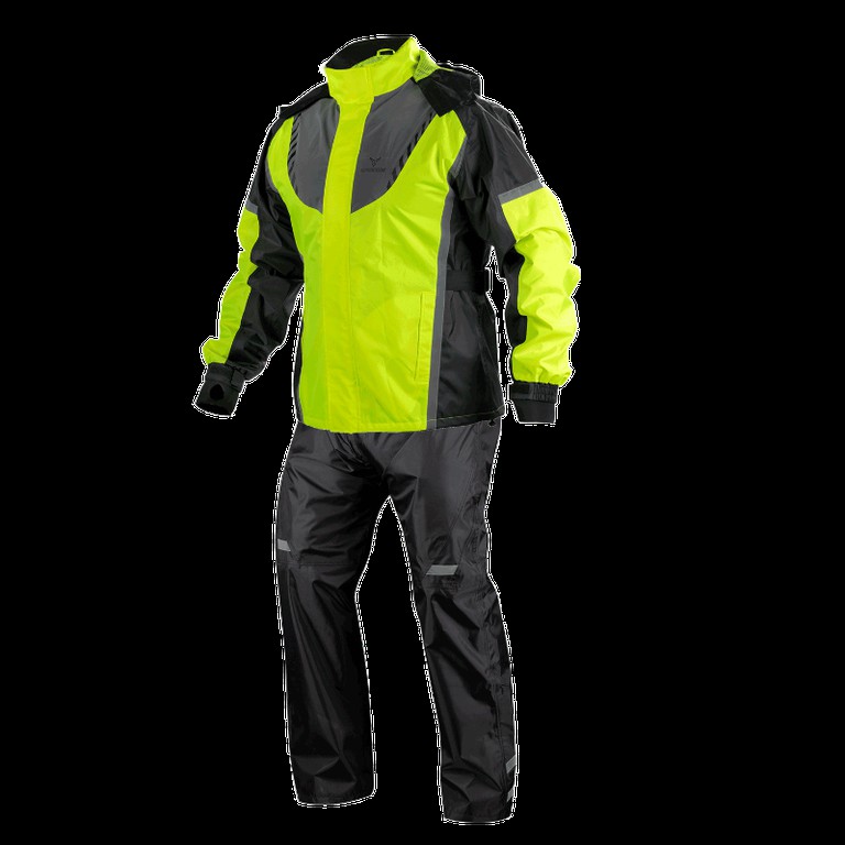 Αδιάβροχο Σετ Nordcode Rainsuit Wave fluo/μαύρο