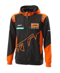 Ζακέτα KTM Replica Team Zip Hoodie Black