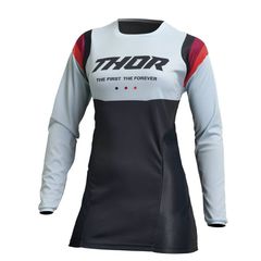Γυναικεία Μπλούζα Thor MX Women's Pulse REV Jersey Black M