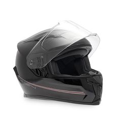 Κράνος Μηχανής Fullface ZN883 Μαύρο-Κλασικό μαύρο design που ταιριάζει με κάθε στυλ μηχανής