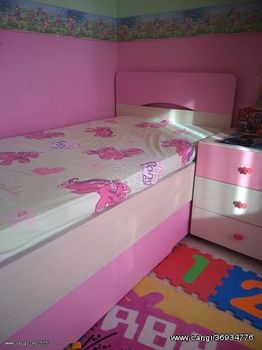 Παιδικό Κρεβάτι με δύο Στρώματα