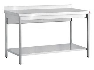 ΠΡΟΣΦΟΡΑ!! INOMAK TLR719/A Τραπέζι εργασίας Inox λυόμενο με υπερύψωμα 190x70x87cm