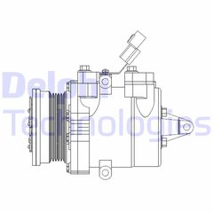 Συμπιεστής/εξαρτήματα  MITSUBISHI COLT VI 1.1-1.5 06.04-06.12