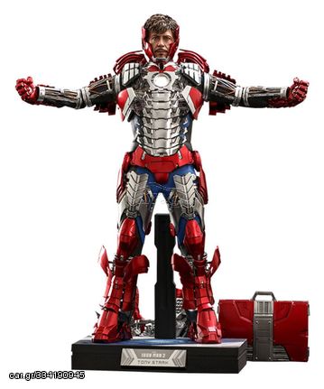 Iron Man 2 Movie Masterpiece Action Figure 1/6 Tony Stark (Mark V Suit Up Version) Deluxe 31 cm