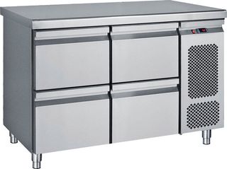 ΠΡΟΣΦΟΡΑ!!! BAMBAS FROST PGC 124S Ψυγείο Πάγκος Με Συρταριέρες GN Σειρά Compact 124x70x85cm