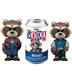 Pack 6 figures Vinyl SODA Marvel Guardians of the Galaxy Rocket 5 + 1 Chase (Random Pick)