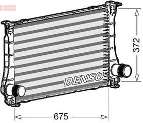 ΨΥΓΕΙΟ INTERCOOLER 1.6 D4D ΠΕΤΡΕΛΑΙΟ (690x390x27) για TOYOTA VERSO 13-