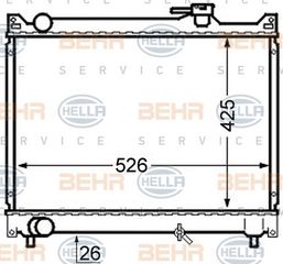 ΨΥΓΕΙΟ 2.0 V6-2.0 16V(42x52x27) ΠΑΡ.ΟΔ (KOYO) για SUZUKI VITARA 4D 92-05