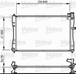 ΨΥΓΕΙΟ 1.5 ΒΕΝΖΙΝΗ +/- A/C ΜΗΧΑΝΙΚΟ (640x402) (KOYO) για MITSUBISHI COLT 2005-2008 (Z3A/Z2A/RG)
