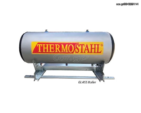 Thermostahl Boiler Ηλιακών DG 500Lt Διπλής Ενέργειας