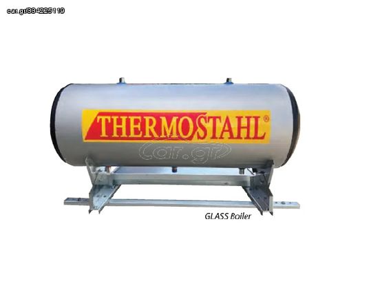 Thermostahl Boiler Ηλιακών DG 180Lt Διπλής Ενέργειας