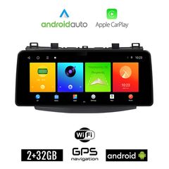 MAZDA 3 (2009 - 2015) Android οθόνη αυτοκίνητου 2GB (+32GB) με GPS WI-FI (ηχοσύστημα αφής 12.3" ιντσών OEM Android Auto Apple Carplay Youtube Playstore MP3 USB Radio Bluetooth Mirrorlink εργοστασ