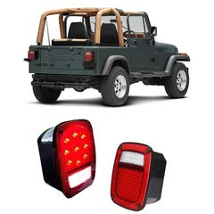 Jeep Wrangler (YJ) 1987-1995 Πίσω Φανάρια Led Τύπος [USA]