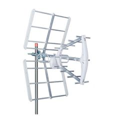 Κεραία τριπλή της σειράς V-TECH Z300L 5G 75Ω λευκή 470-790MHz κατάλληλη για την λήψη επίγειου σήματος